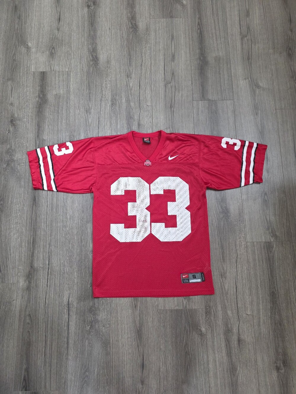 Vintage Nike Ohio State University #33 Football Jersey Mens Size Small